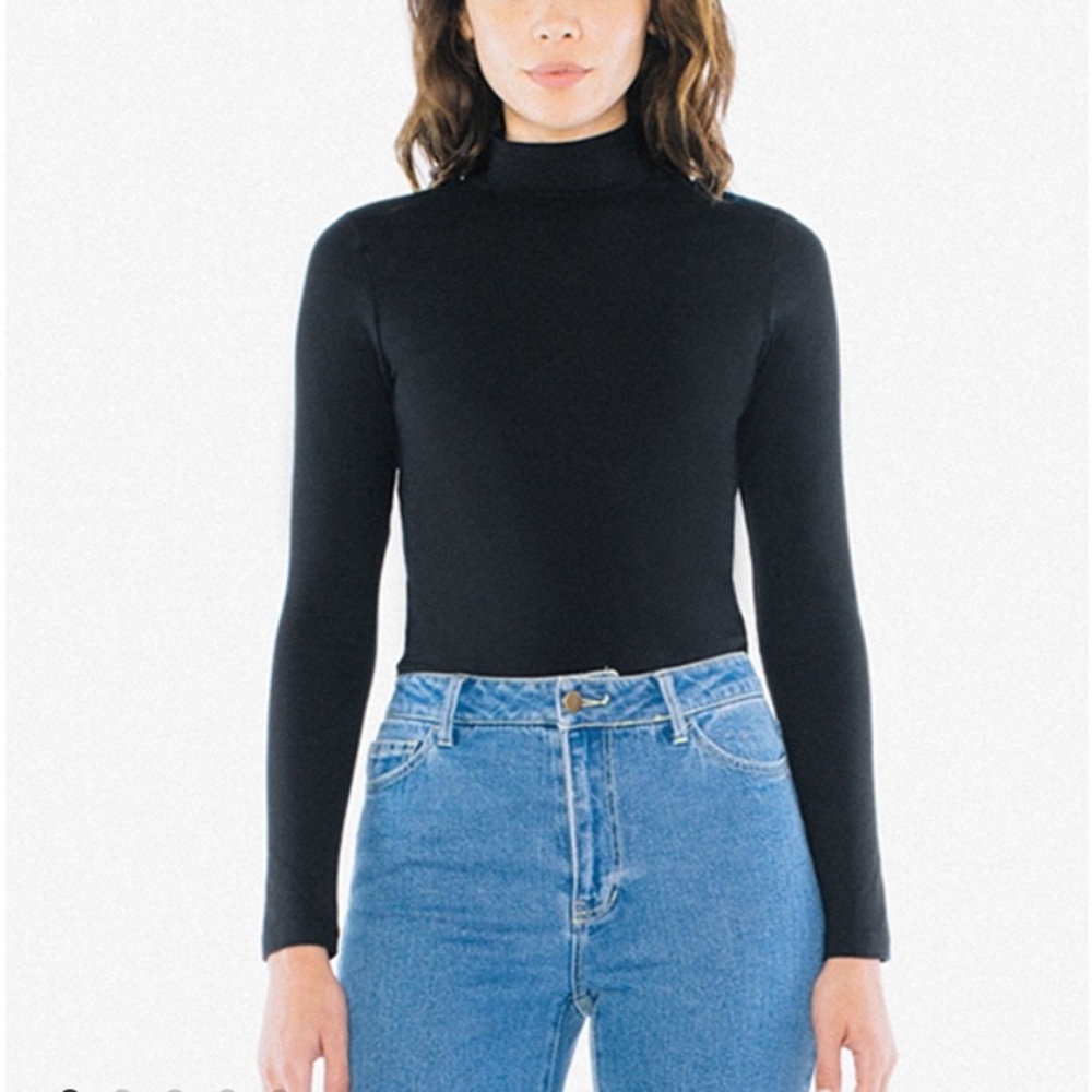 Olivia Rae Black half turtle neck